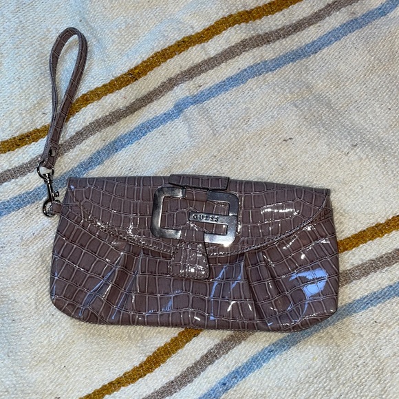 Guess Handbags - Guess Gray Wristlet/clutch